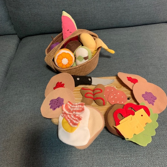 Like New! Plush Toy Picnic Set - Picture 2 of 2